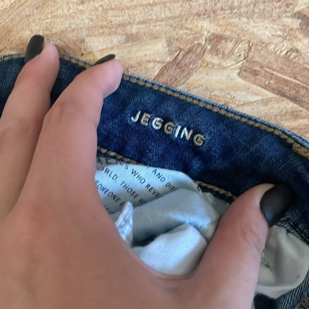 American Eagle Next Level Stretch Jeggings Dark Wash - Picture 5 of 5